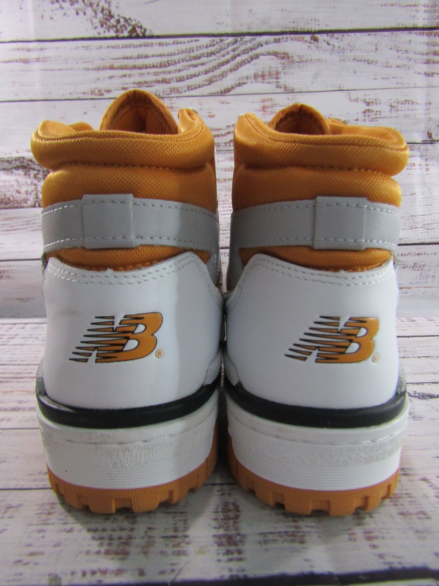 New Balance 650 Men's White Leather High Top Sneakers Size 13 BB650RCL