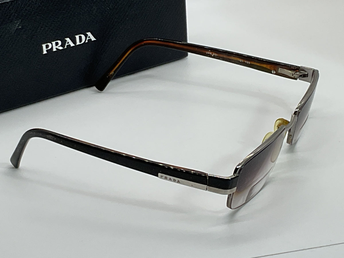 PRADA VPR601 Brown Tortoise Eyeglasses- 51[ ]18 135 (FRAMES ONLY)