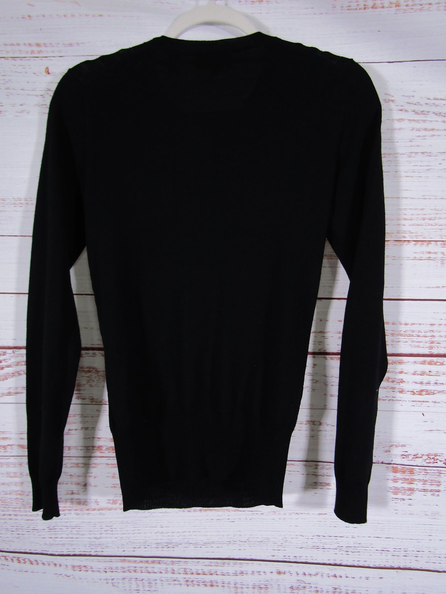 Ted Baker Yivonne Women's Black Wool Blend Sequin Sweater Size 2
