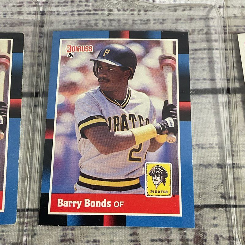 Lot Of 8 VTG Barry Bonds Baseball Cards Donruss Topps Fleer Score Ungraded