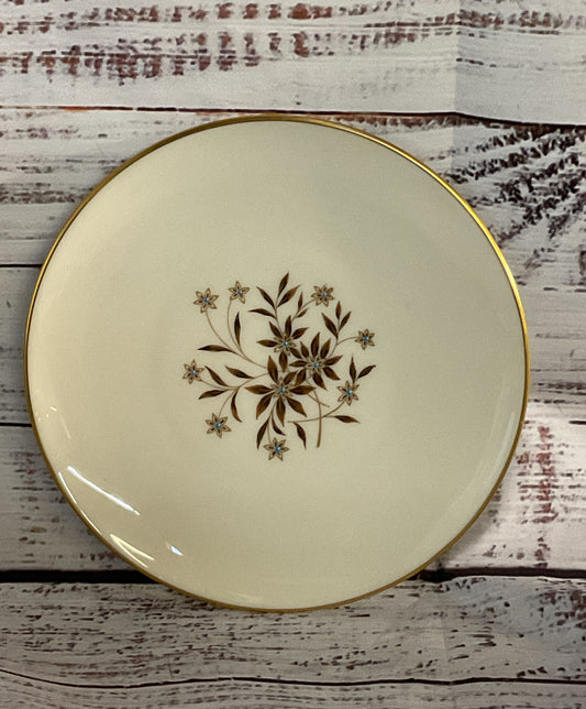 Lenox Porcelain Starlight Set of 12 Bread Plates Cream
