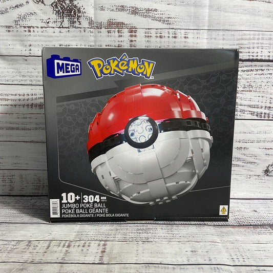 NIB Mega Bloks Jumbo Pokemon Poke Ball Construction Set