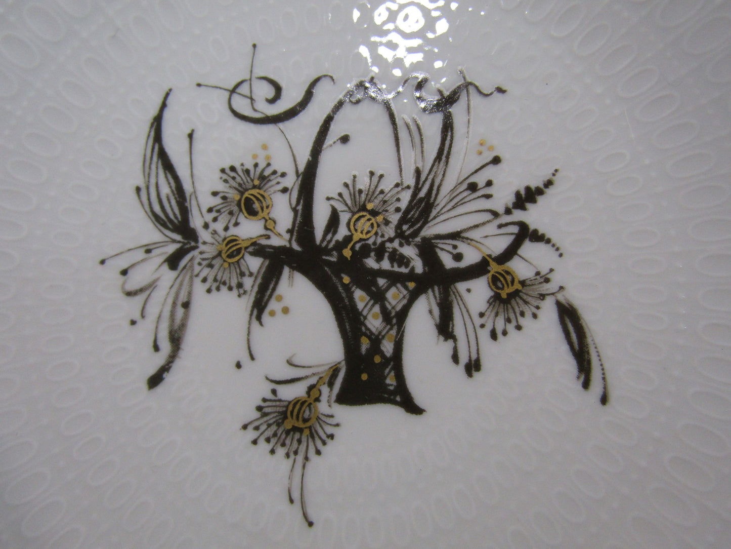 Rosenthal Basquette by Bjorn Wiinblad White Porcelain Salad Plate Set of 6