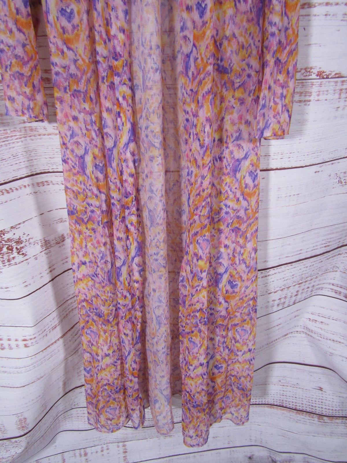 Savage x Fenty Cyber Cat Robe Women's Multi-Color Sheer Cover Up Robe Size S