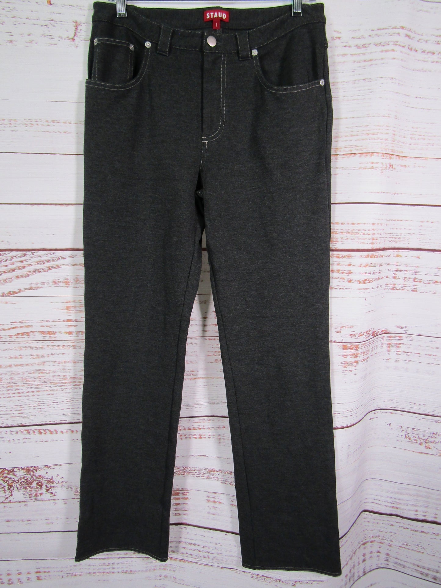 Staud Women's Gray Jegging Pants Size 4