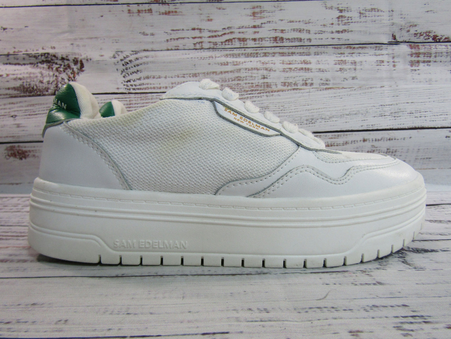 Sam Edelman Blaine Women's White Low Top Sneakers Size 8.5