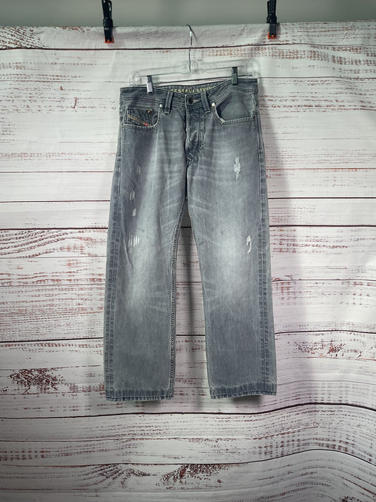 Diesel Gray Jeans Pants Regular Straight - Size W29 L30
