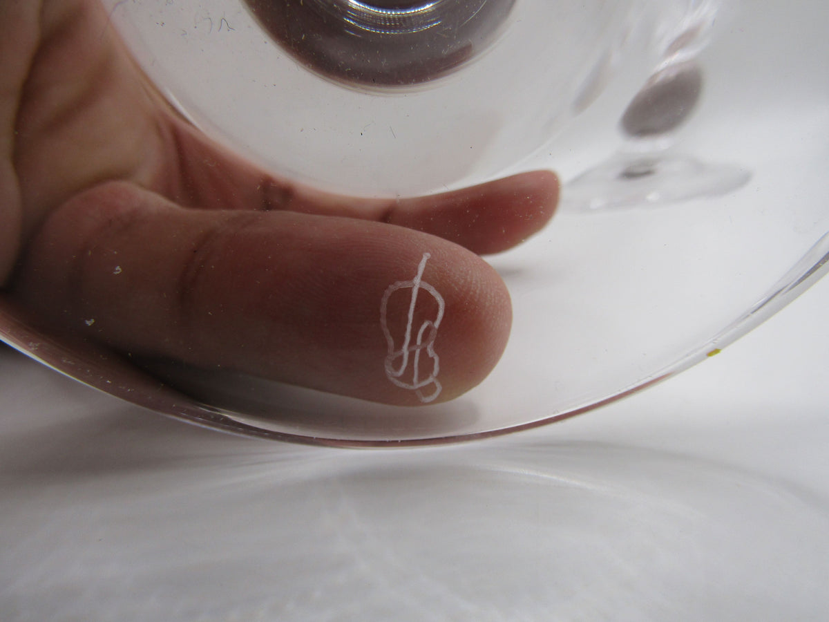 Helle Mardahl Clear Punch Plum Water Glass Set of 2
