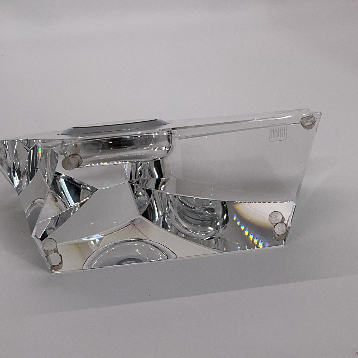 HOYA Crystal Desk Clock- 3.25" x 5.25"