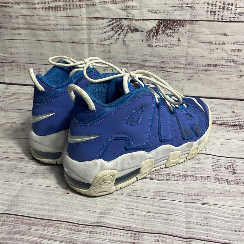 Nike Air More Uptempo Medium Blue Hi Top Basketball Sneaker Kid's Size 6.5Y