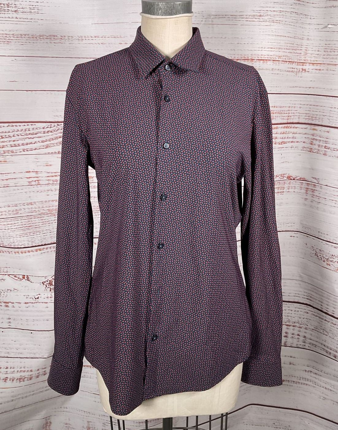 Boss Hugo Boss Roan Performance Dress Shirt Multicolor L