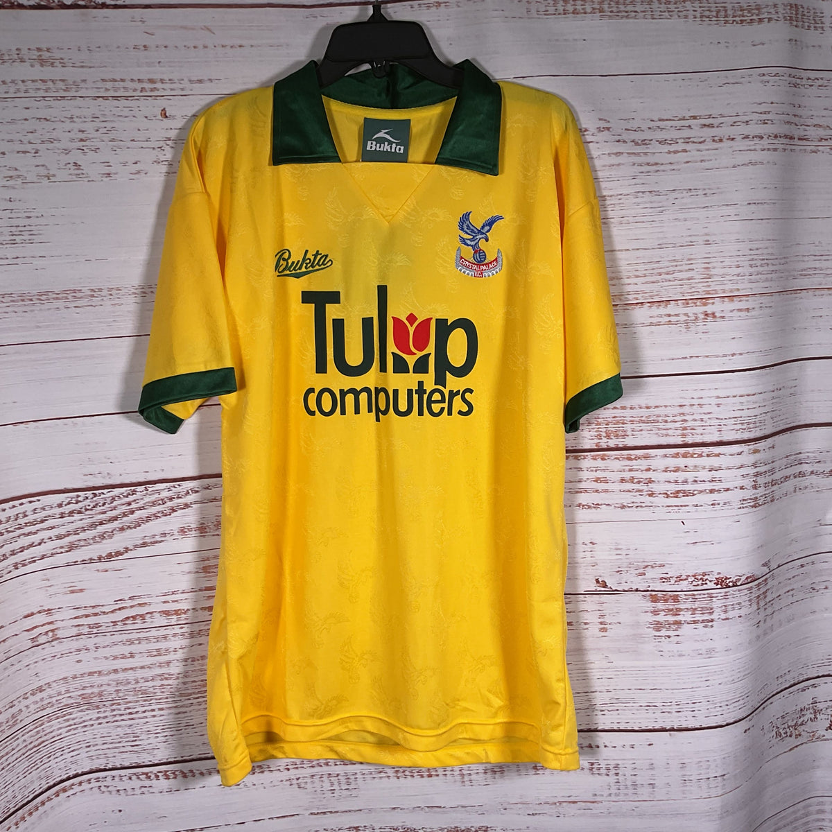 NWT BUKTA Crystal Palace 1991-1992 Away Soccer Football Jersey Shirt- SZ L