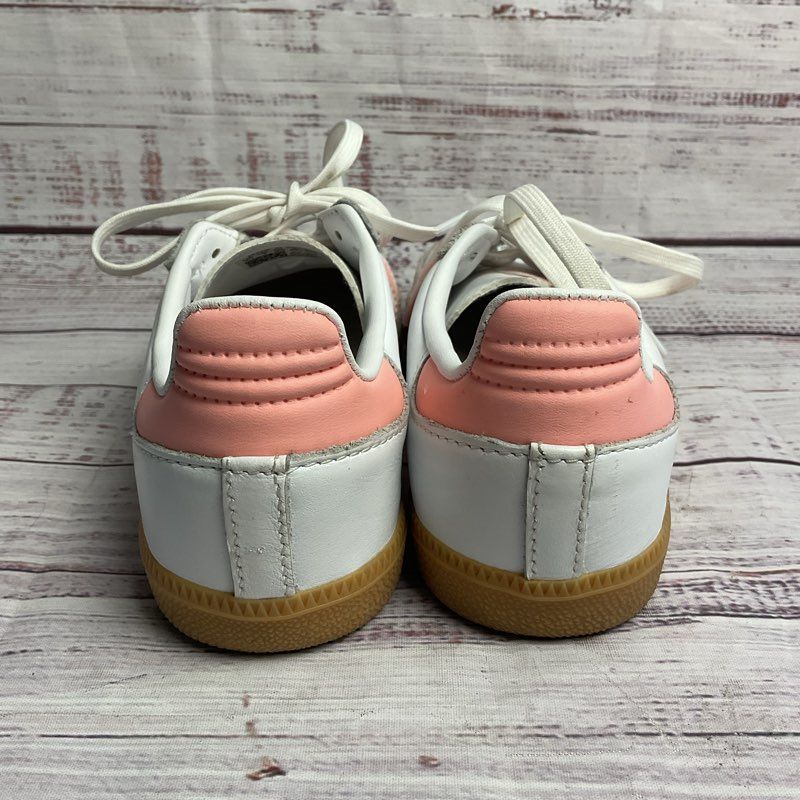 Adidas Samba White & Pink Children's Sneaker Size 1.5