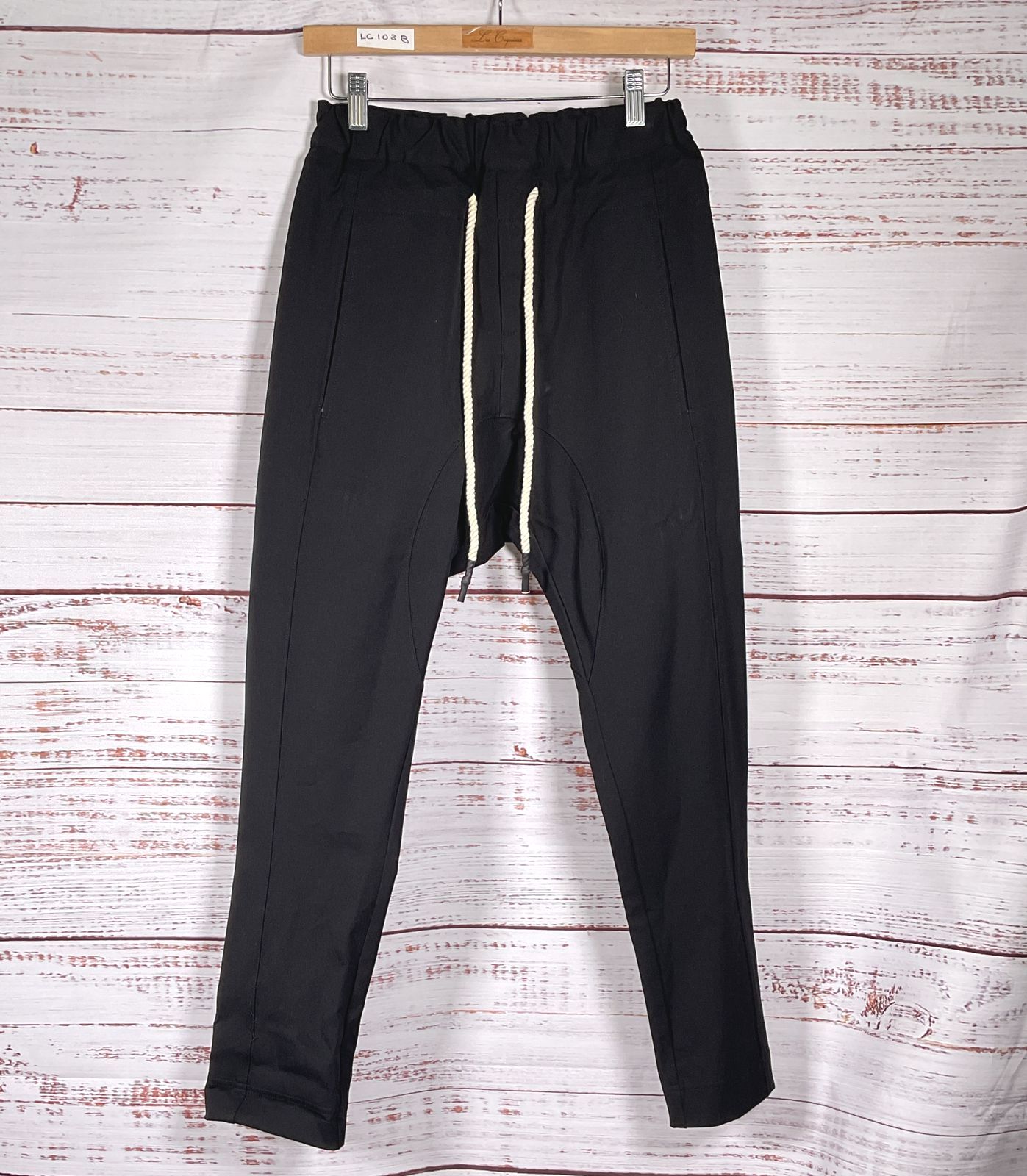 Bassike Stretch Relaxed Pant II Black 0