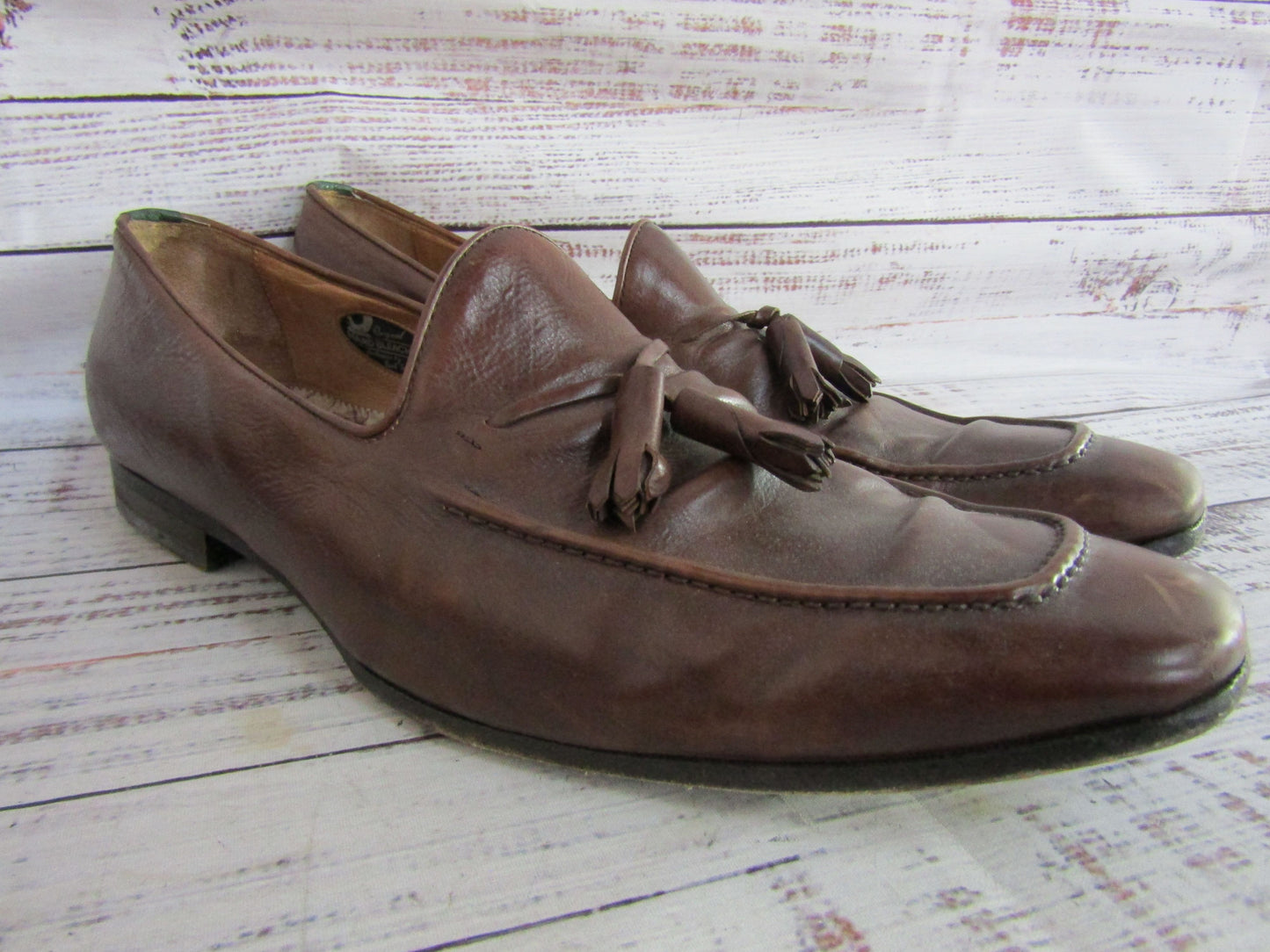 Paul Smith Men's Brown Loafer Tassel Loafers Size 10 Made in Italy