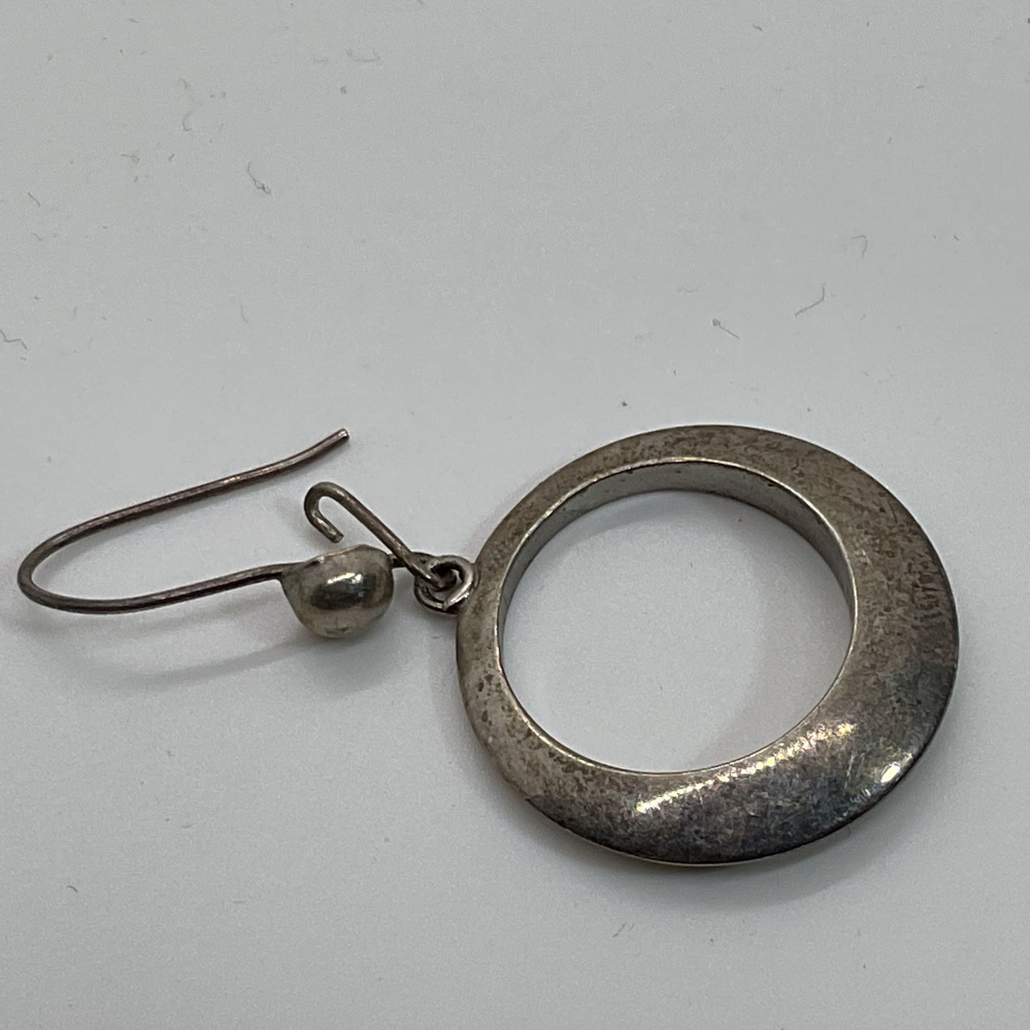 VTG. TAXCO Mexico Sterling Silver 2.25" Dangle SINGLE Earring- 4.63g