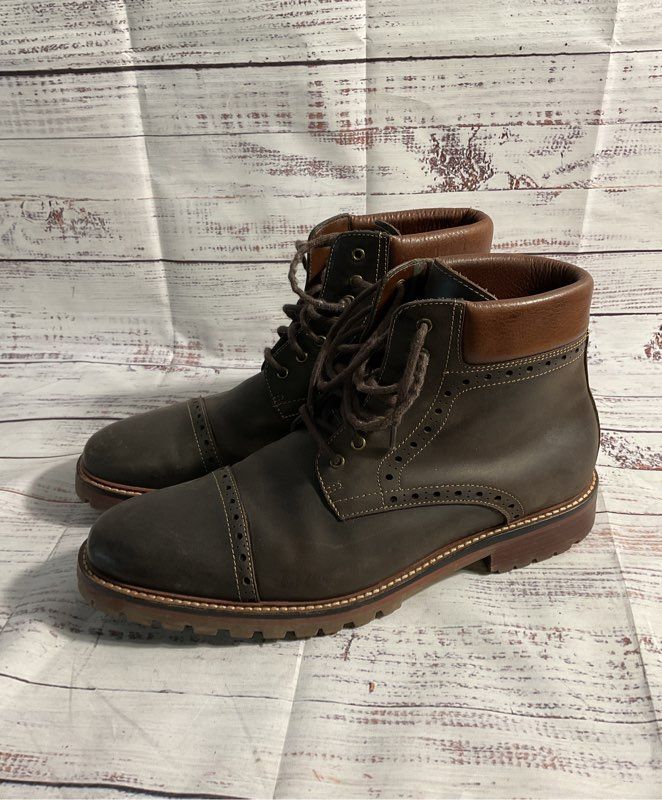 Warfield & Grand Presidio Tip 113806 Gentleman’s Brown Leather Boots Size 10