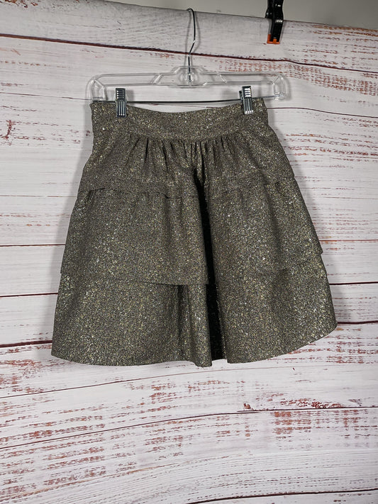 Diane von Furstenberg Gold Layered Skirt - Size 2