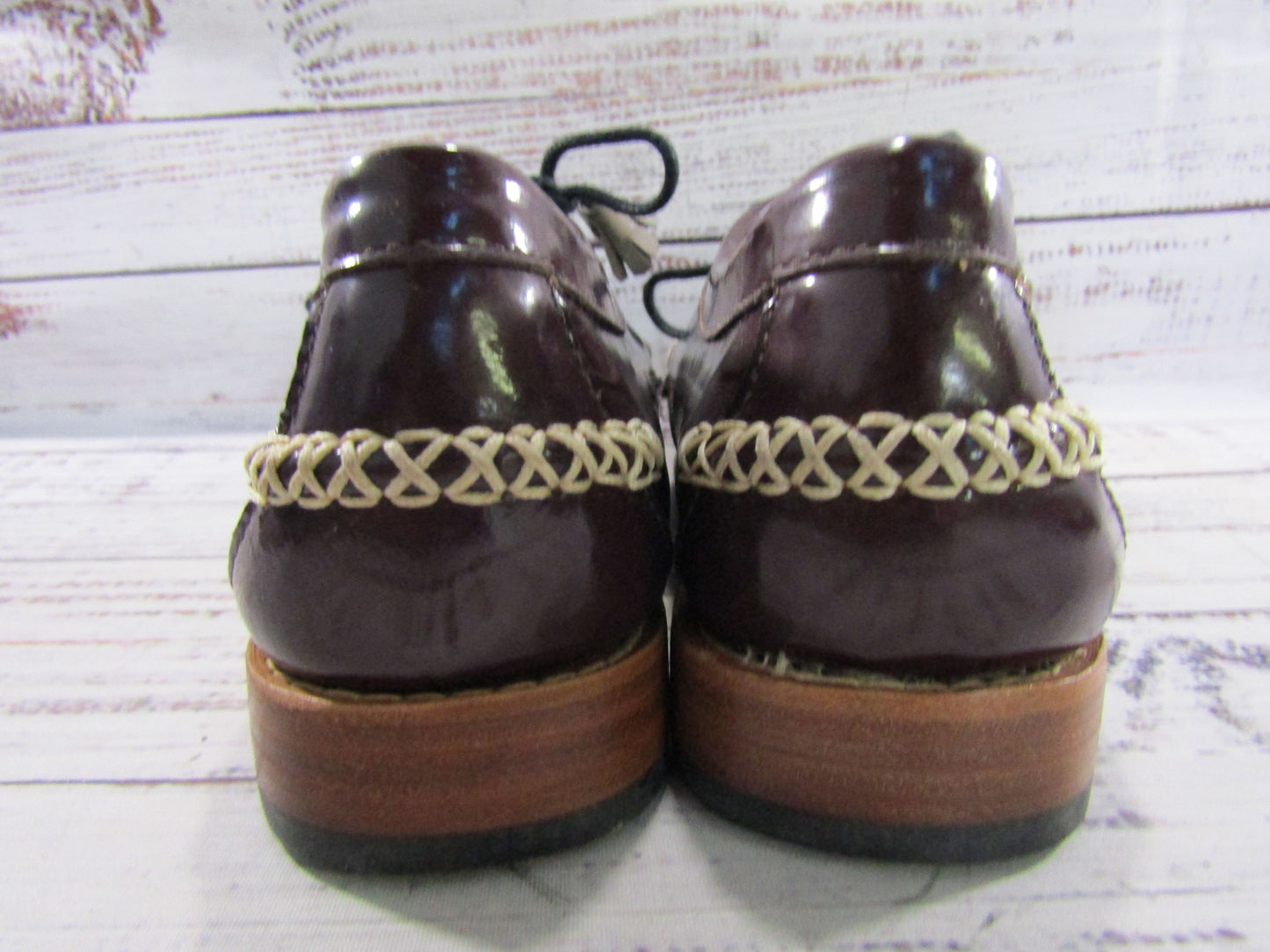 G.H. Bass & Co. Weejuns Winnie Women's Patent Leather Shoes Size 7.5