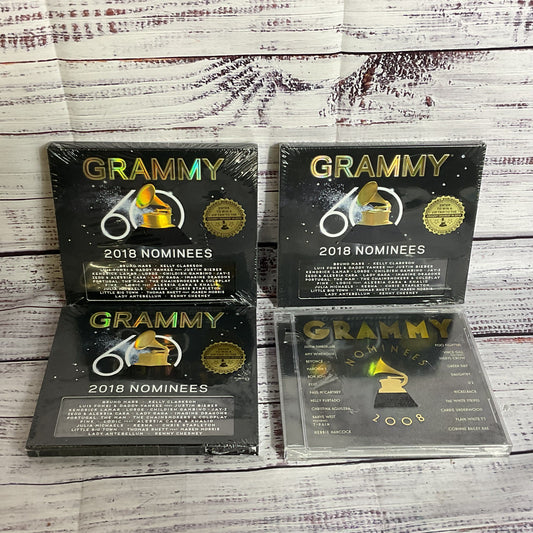 NEW SEALED 2008 & 2018 Grammy Nominees CD's