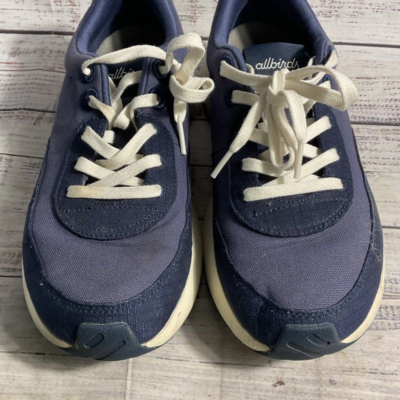 Allbirds 5.51 Navy Blue Canvas Athletic Sneaker Men's 10 US
