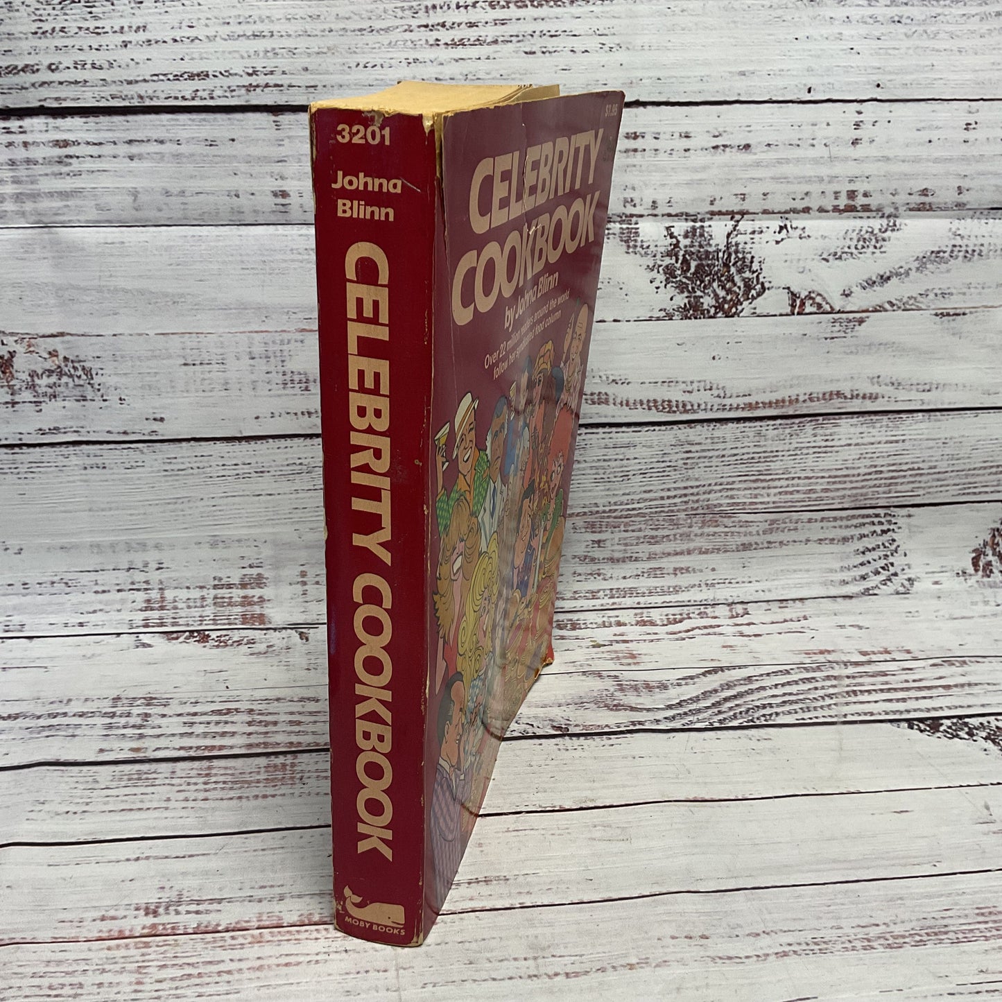 Vintage Celebrity Cookbook By Johna Blinn 1981 Dolly Parton Bob Hope Shatner