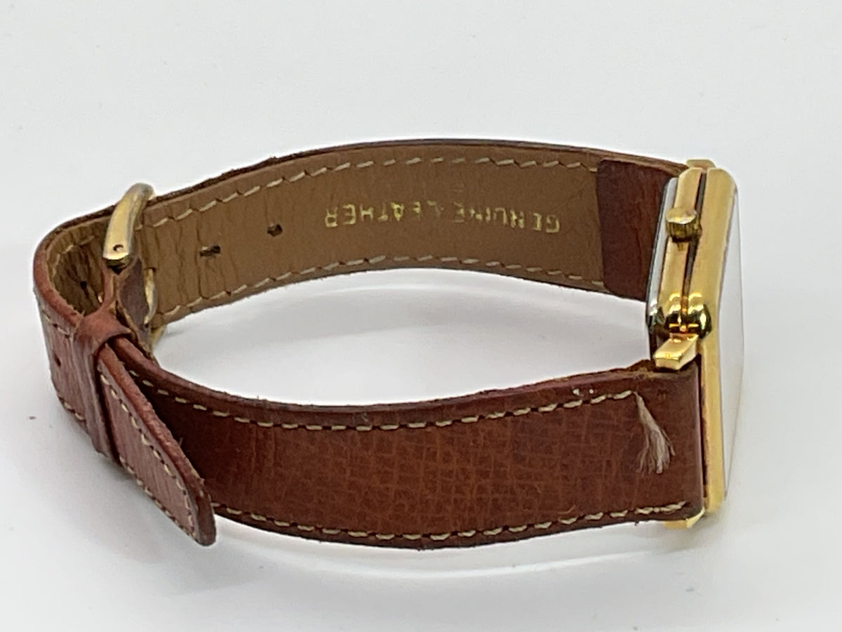 VTG. J.B. CHAMPION Women's Gold Tone Watch- NEEDS BATTERY
