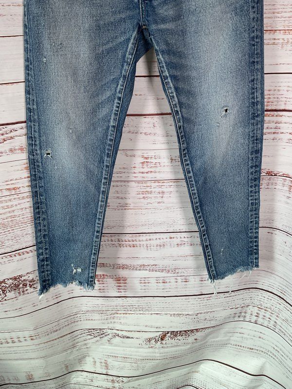 Moussy Vintage Howa Women's Denim Jeans Distress Size 27 Made in Japan