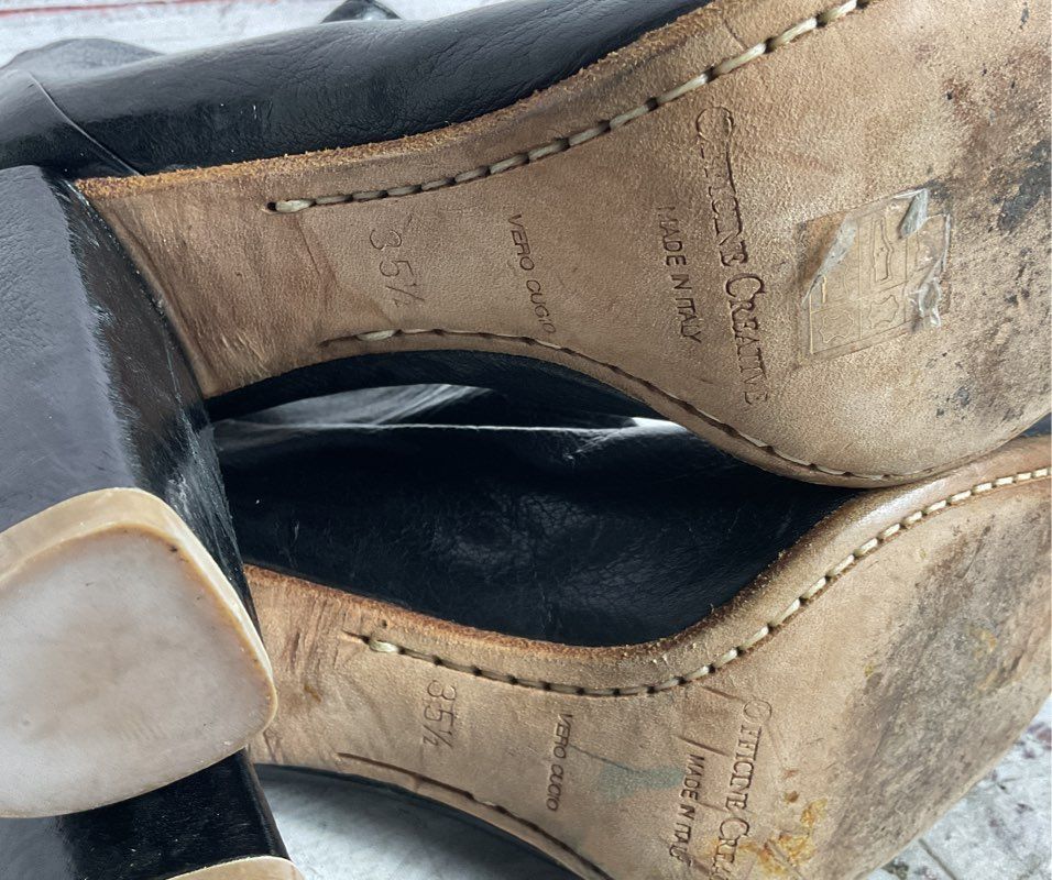 Officine Creative Zip Back Ankle Platform Boots 35.5