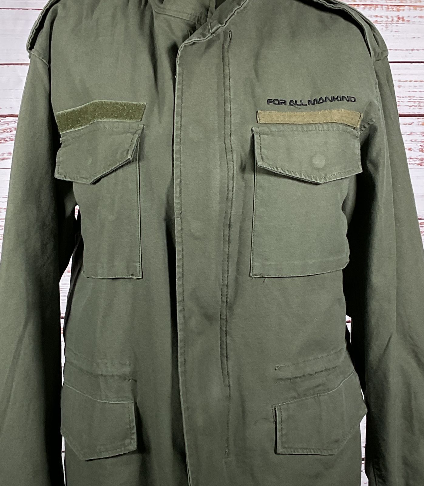 For All Mankind Free Mars Apple TV Jacket Green XS