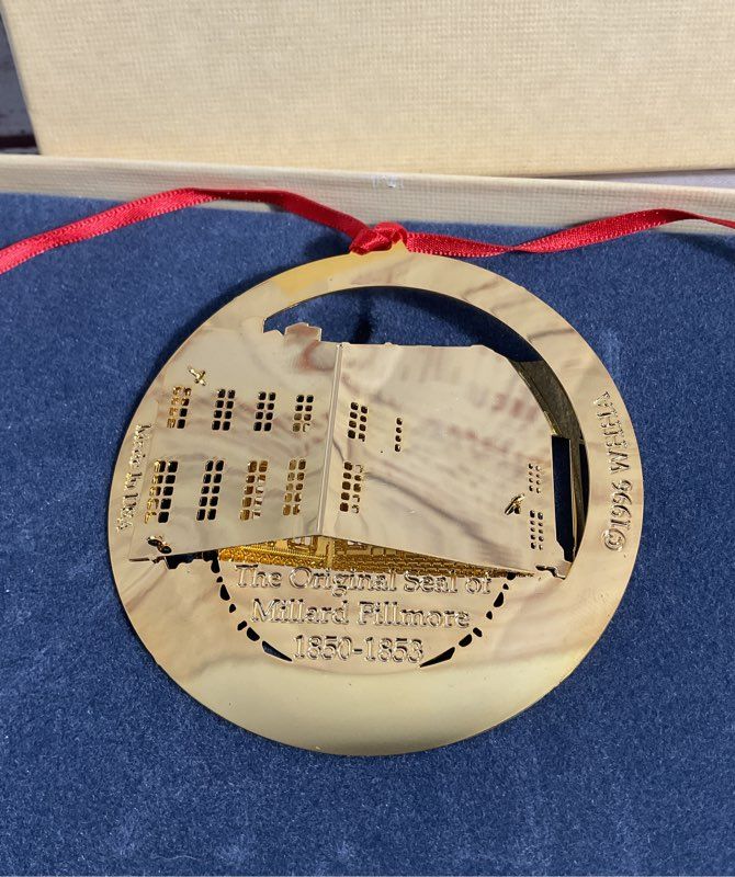 White House Historical Association Christmas Ornament 1996 In Box With Papers