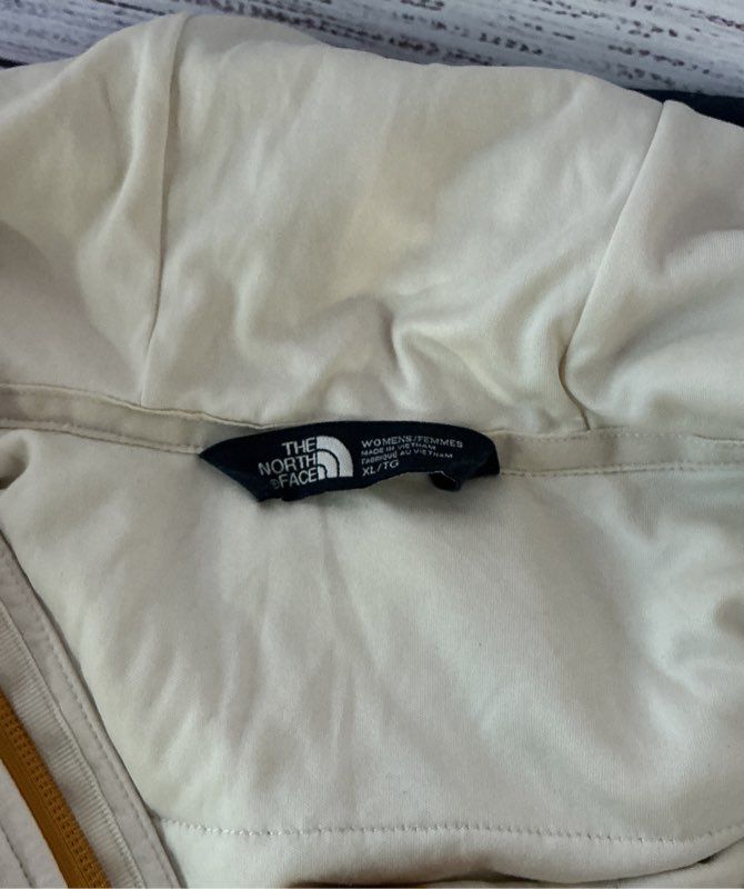 Women's The North Face Blue/Beige Jacket with hood Size XL