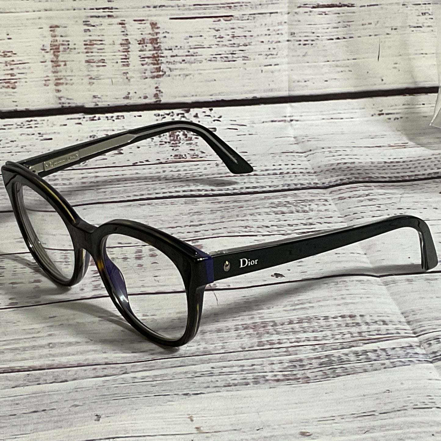 CHRISTIAN DIOR Montaigne N°4 Women's Black Eyeglasses-140 (FRAMES ONLY)