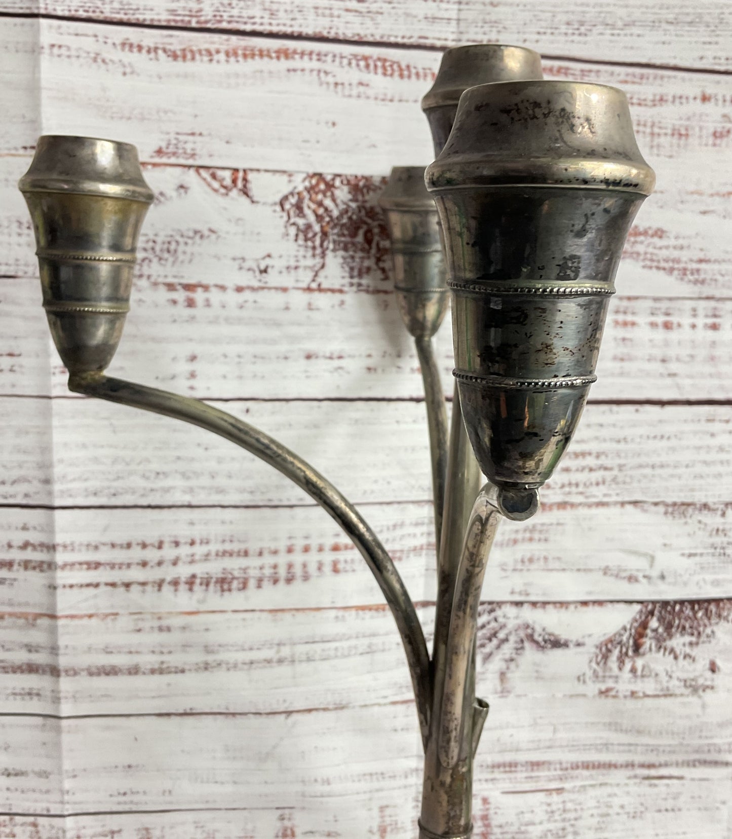 Vintage 15.5' Four Arm Candelabra Sterling Silver