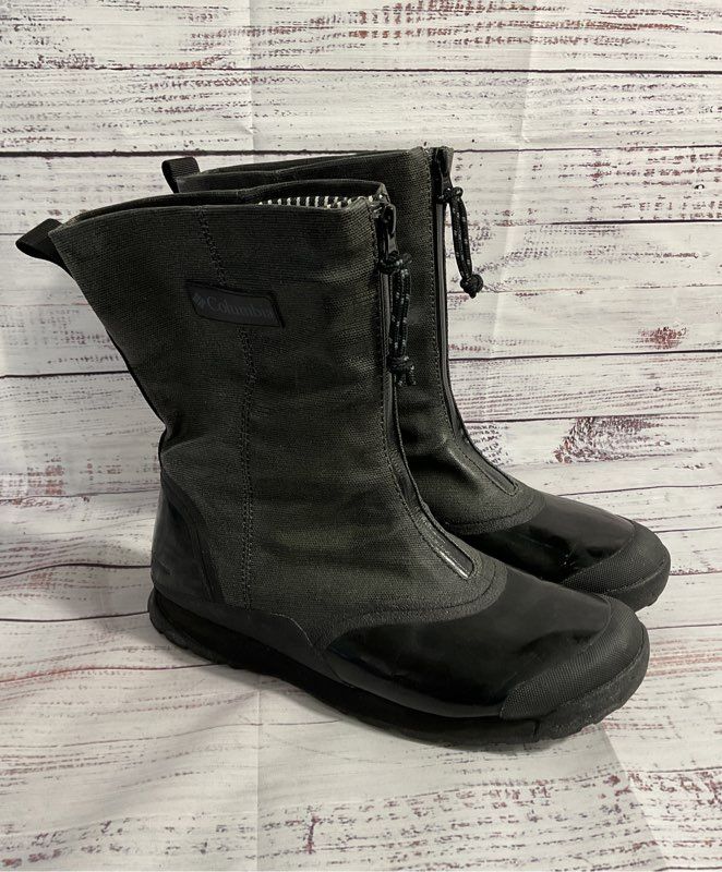 Men's Columbia Omni Heat Waterproof Rubberized Boots Size 10
