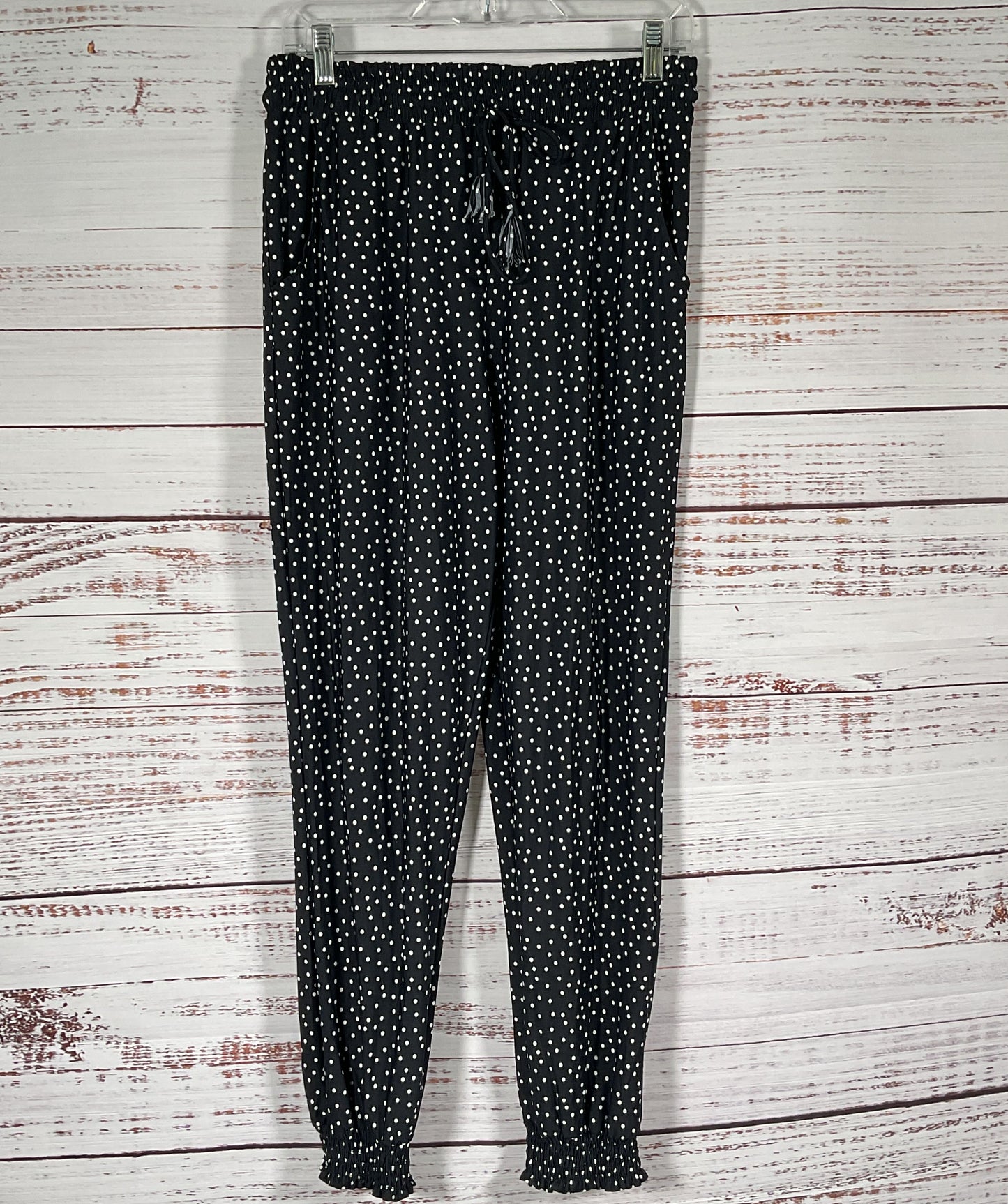 Tommy Bahama IslandActive Polka Dot Jogger Pants Black S
