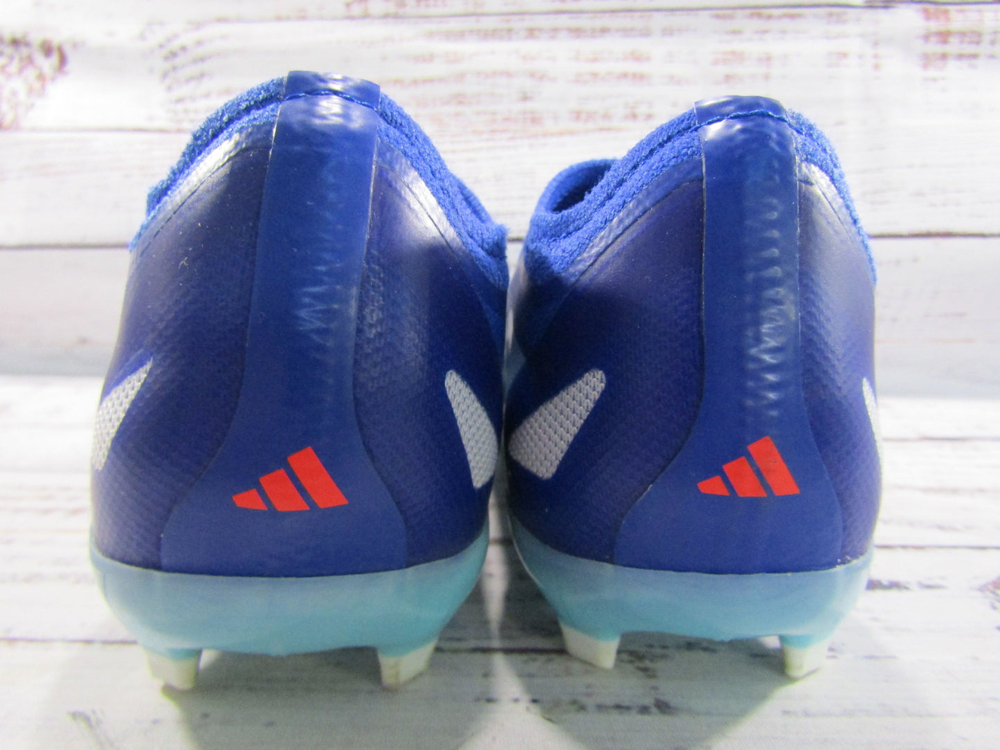 Adidas x Crazyfast.1 Boy's Blue Laceless Soccer Cleats Size 1 IE6643