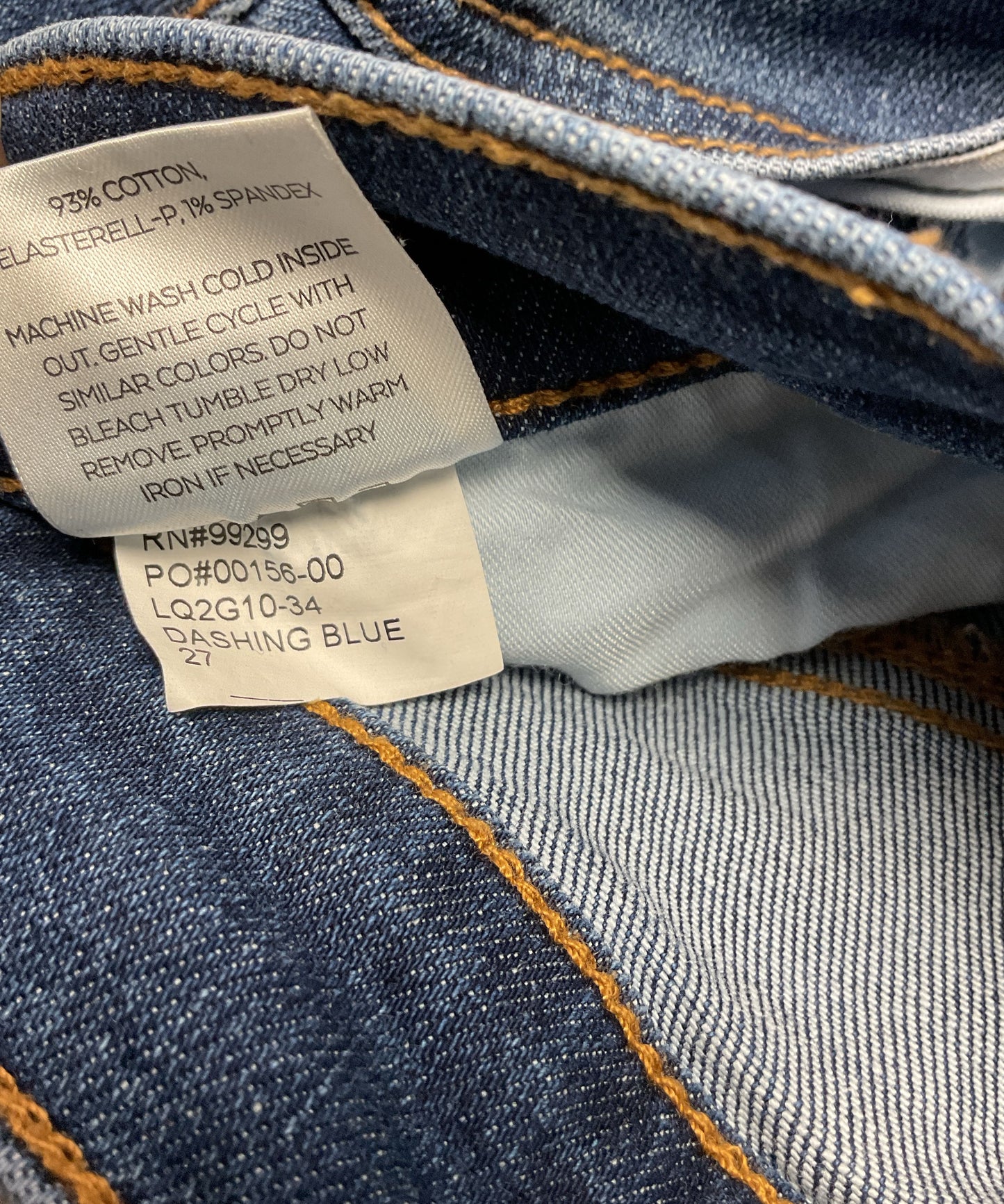 Level 99 Dashing Blue Denim Jeans Pants - Size 27