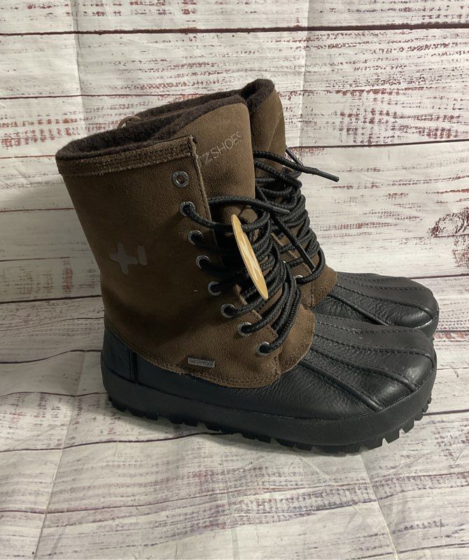 Otz Shoes Conody Brown Suede Duck Boots Waterproof Size 5.5W/ 4.5M US