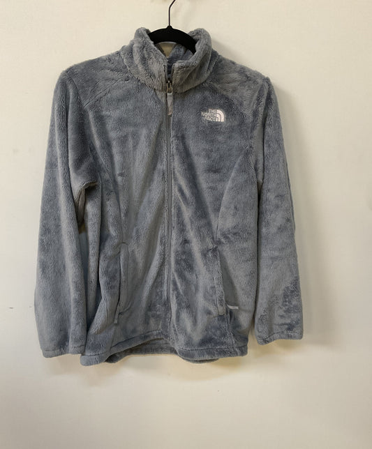 Kids The North Face Gray Fleece Jacket Size XL/18