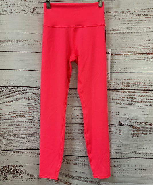 Alo 7/8 High-Waist Airlift Legging Fluorescent Pink Coral Leggings Size XS