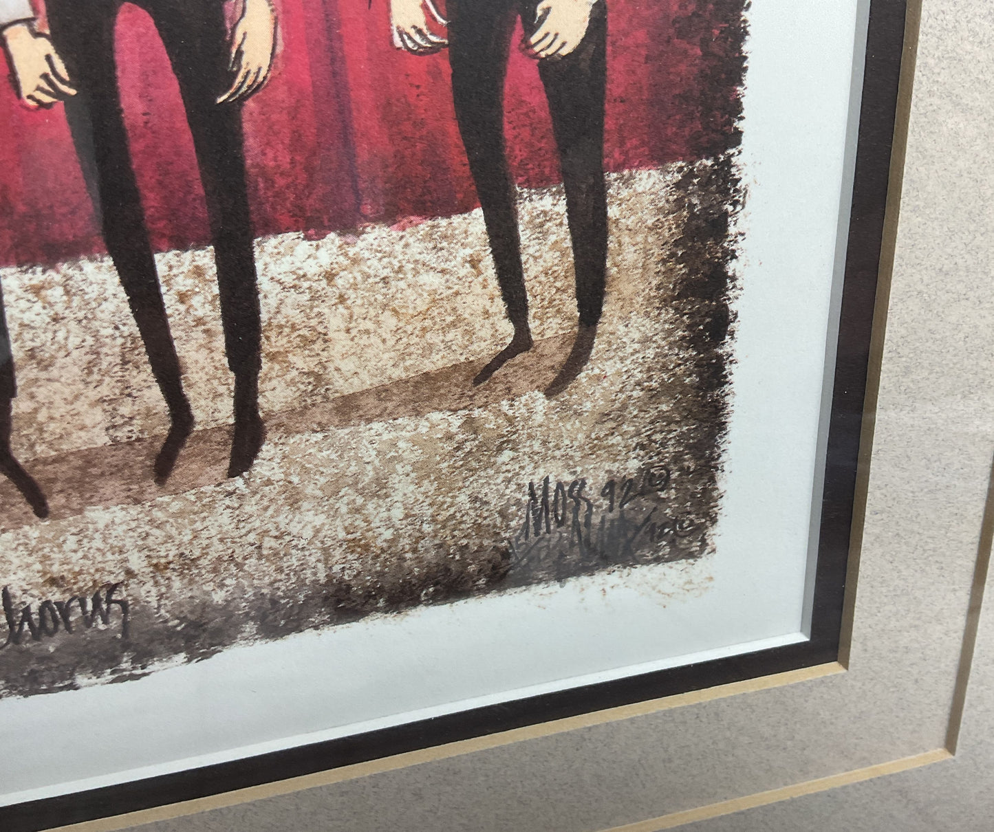 The Children's Chorus Framed Print by Signed P. Buckley Moss
