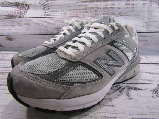 New Balance 990V5 Women's Gray Castlerock Suede Low Top Sneakers Size 8 W990GL5