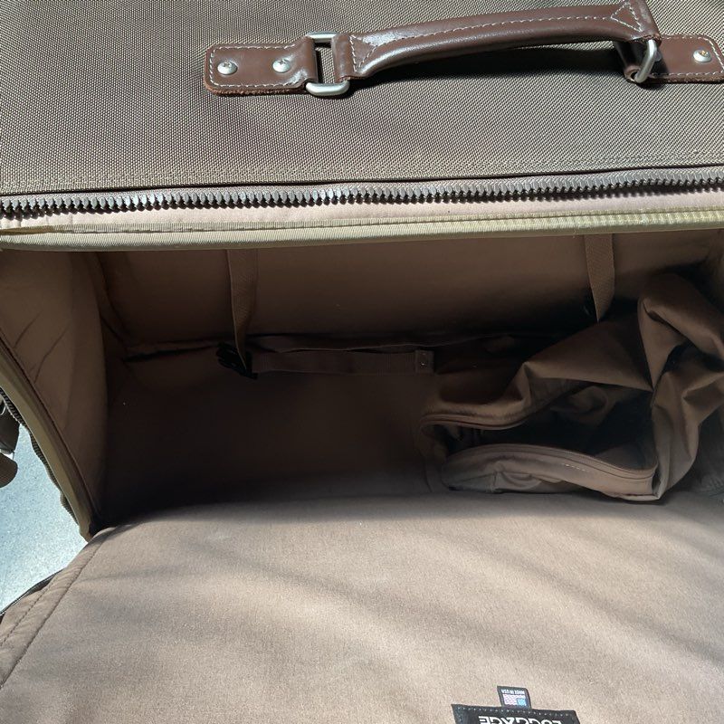 Andiamo 26" Olive Green Upright Wheeled Travel Luggage Suitcase