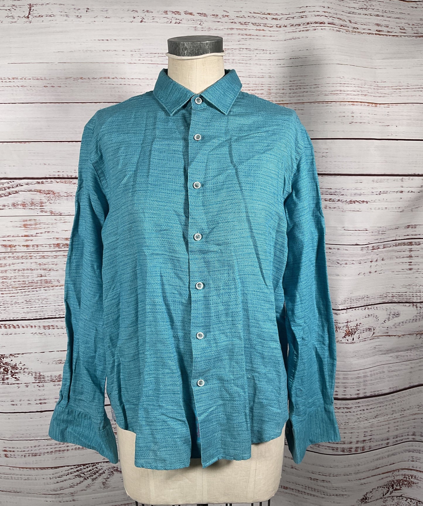 Robert Graham Classic Fit Long Sleeve Shirt Blue L