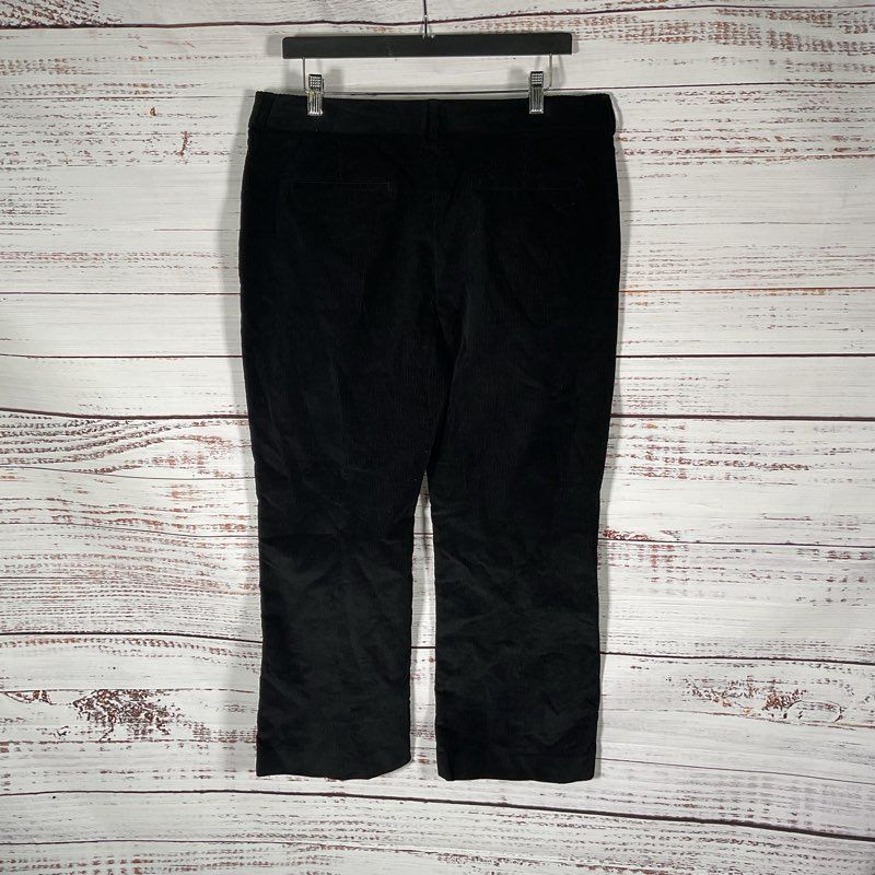 Paul Smith Black Corduroy Baby Flare Cropped Trousers Women's Pants - Size 12 US