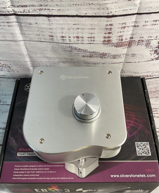 Silverstone Tek EB03S Premium Aluminum Headphone Amplifier