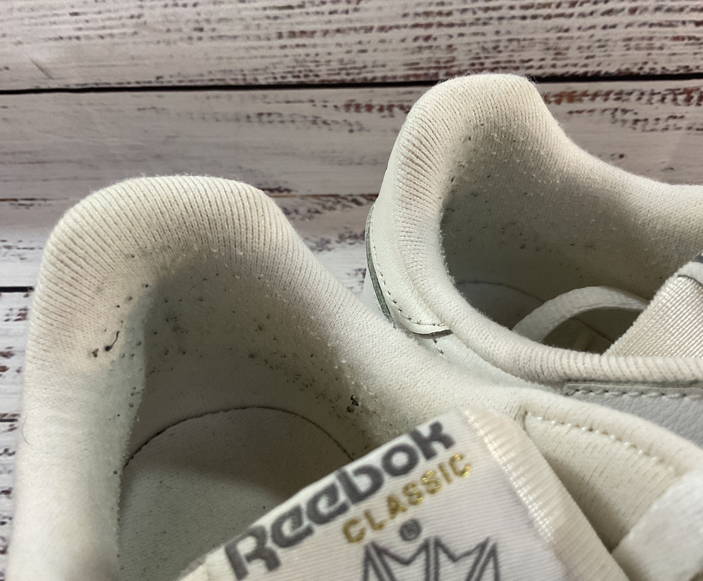 Reebok Men's Classic White Leather Low Top Sneakers Size 7
