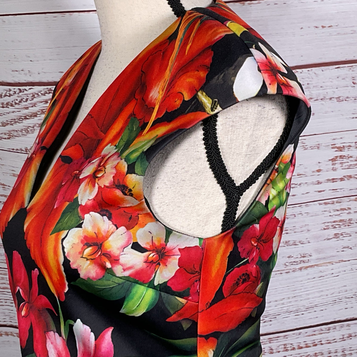 TED BAKER Women's Bismii Toucan Sheath Midi Dress- SZ 2
