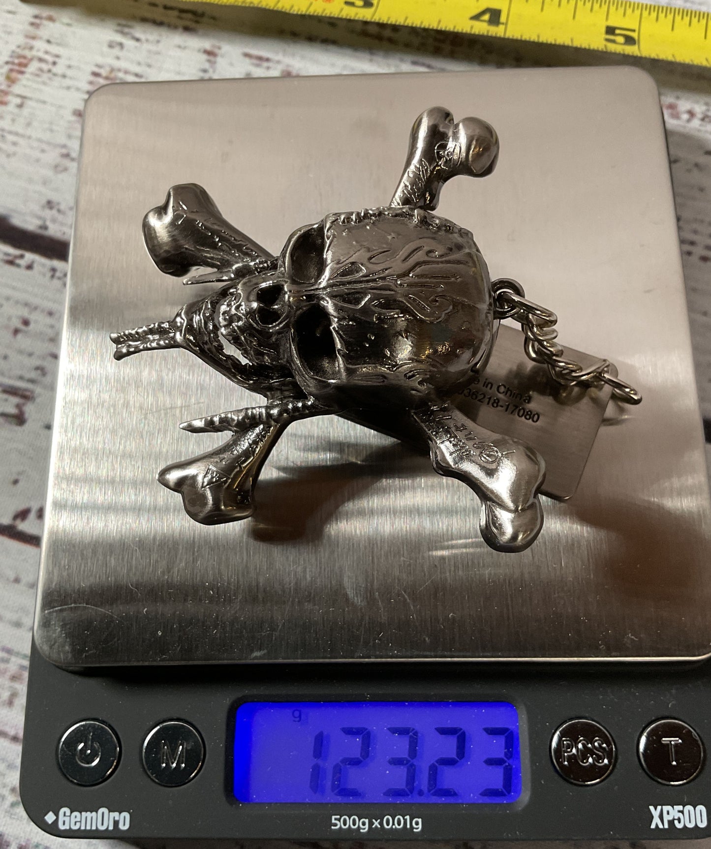 Disney Pirates Of The Caribean Silver Tone USB Skull